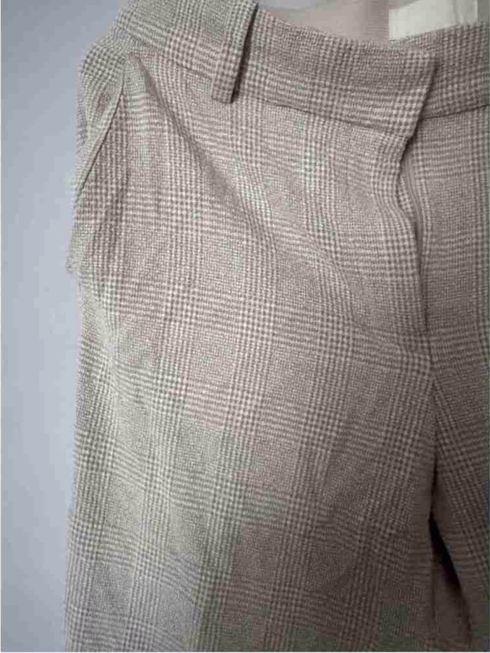 Men's Slim Fit Dress Pants in Light Beige - Picture 3 of 3